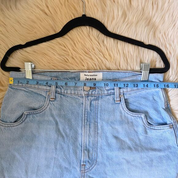 Reformation Sonoma Light Wash Western Jeans Size 30 - Picture 10 of 10
